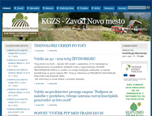 Tablet Screenshot of kmetijskizavod-nm.si